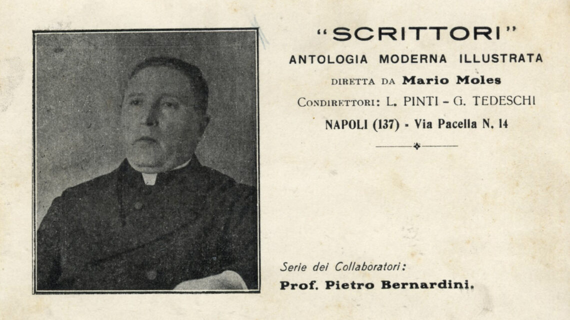 DON PIETRO BERNARDINI, SCRITTORE PRENESTINO DELLA PRIMA META’ DEL NOVECENTO